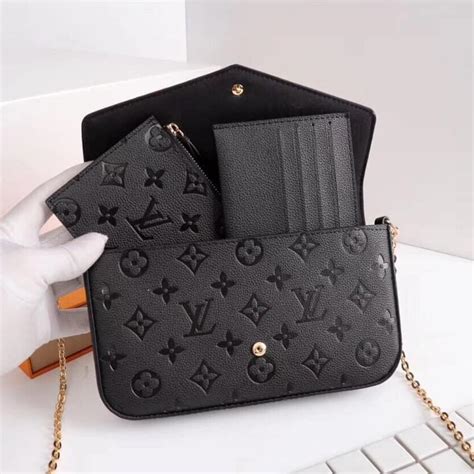 louis vuitton black small bag.